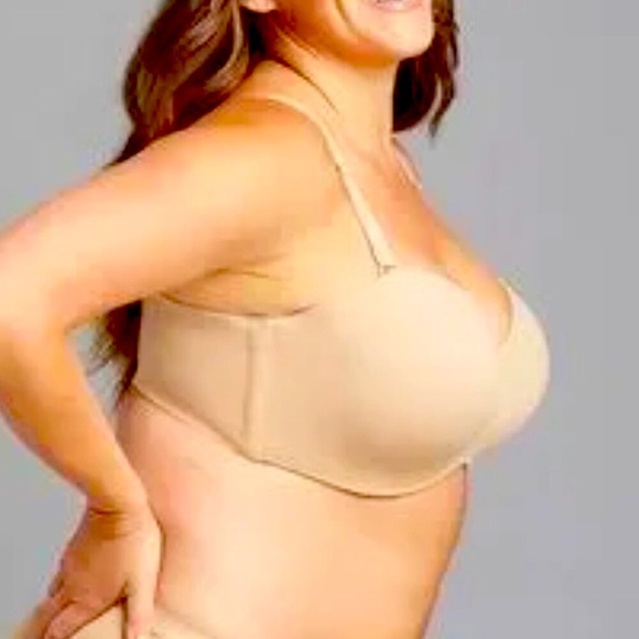 CACIQUE Convertible Unlined Underwire Bra Nude 1051729 Womens 42C - Picture 5 of 16